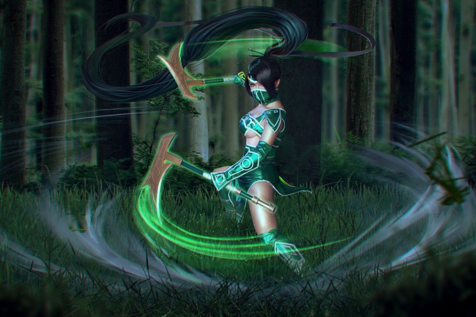 英雄联盟阿卡丽cosplay福利图