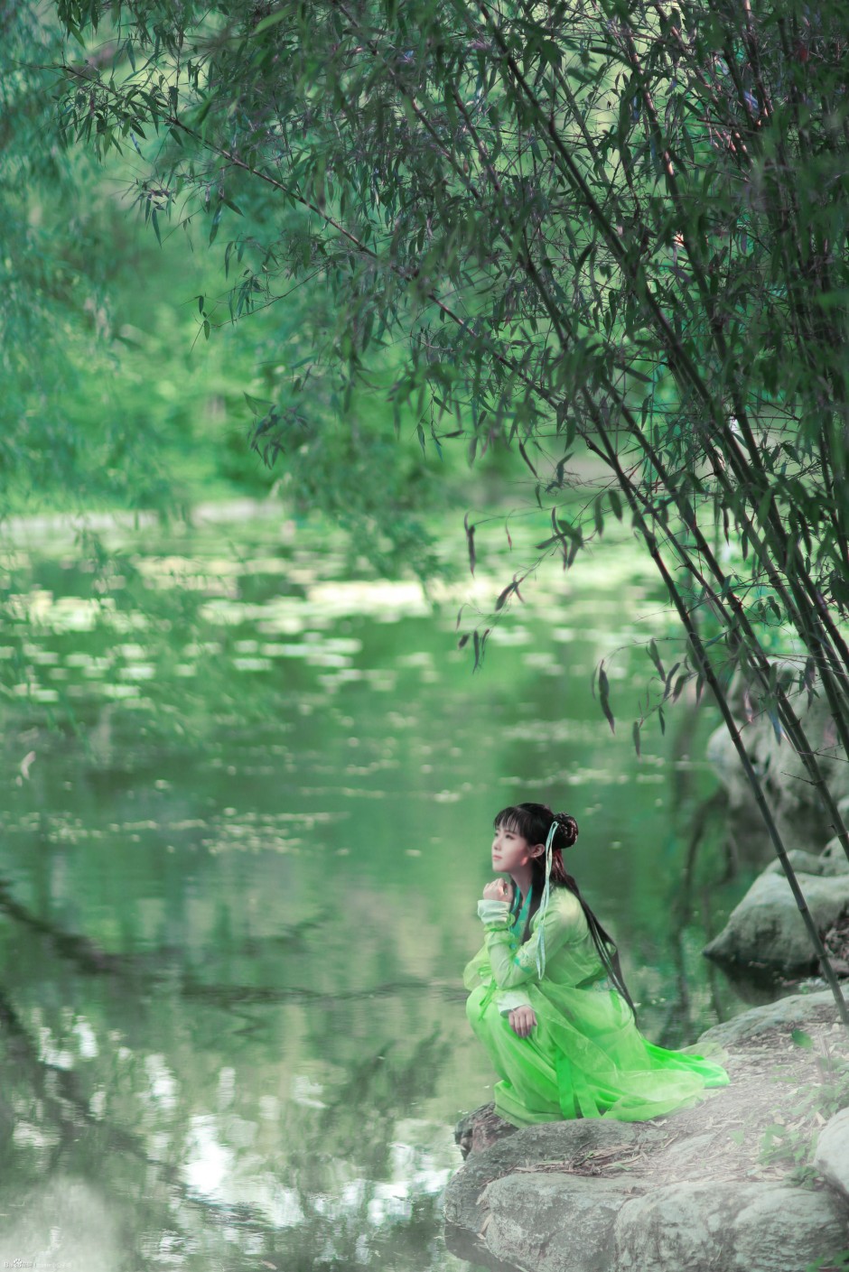 仙剑奇缘之花千骨cos户外美图