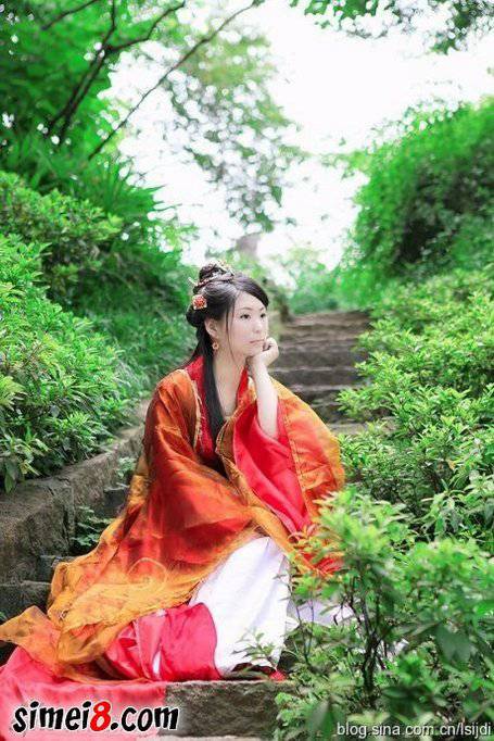 美女古装cosplay图片柔情似水
