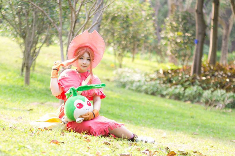 动漫cos福利美女户外摄影图片