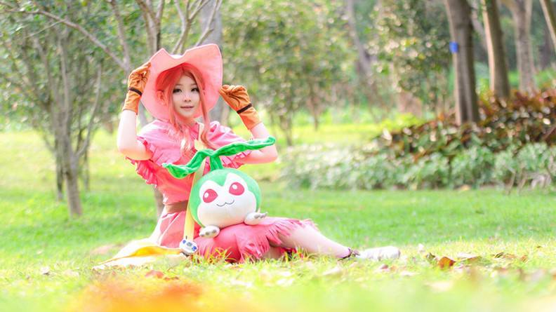 动漫cos福利美女户外摄影图片