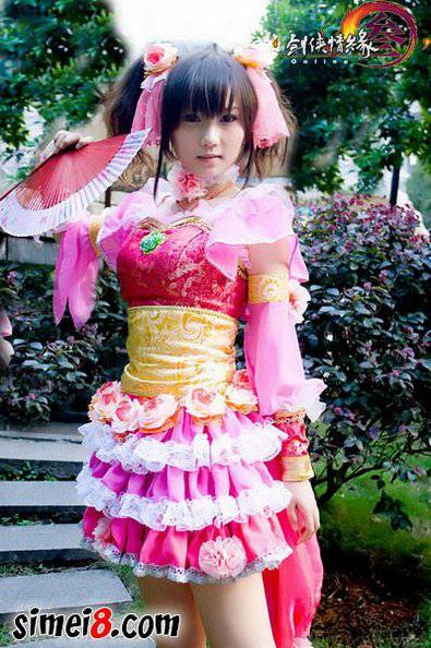 剑侠情缘cosplay服装图片美哭了