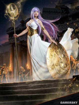 史上最性感爆乳雅典娜cosplay图片