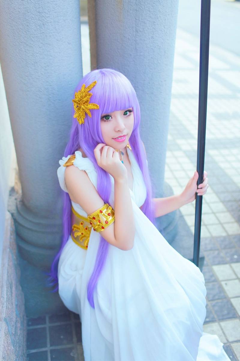 圣斗士雅典娜cosplay高清美图欣赏