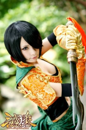三国杀孙尚香cosplay性感福利图片