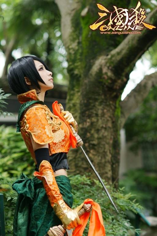 三国杀孙尚香cosplay性感福利图片