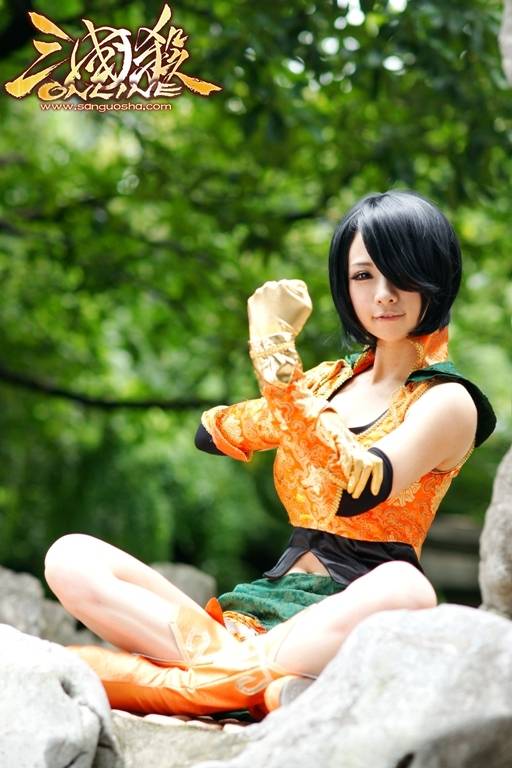 三国杀孙尚香cosplay性感福利图片