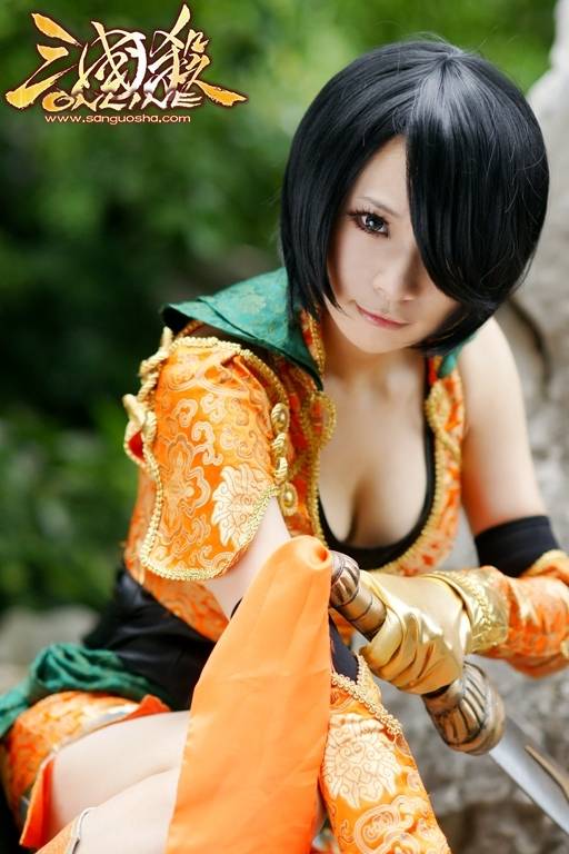 三国杀孙尚香cosplay性感福利图片
