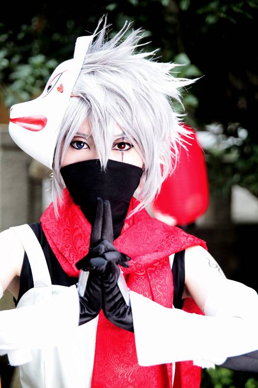 火影忍者人物旗木卡卡西cos图