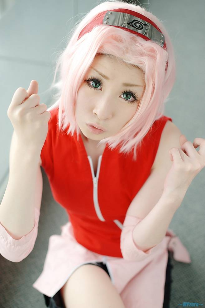 火影小樱COS图片惟妙惟肖