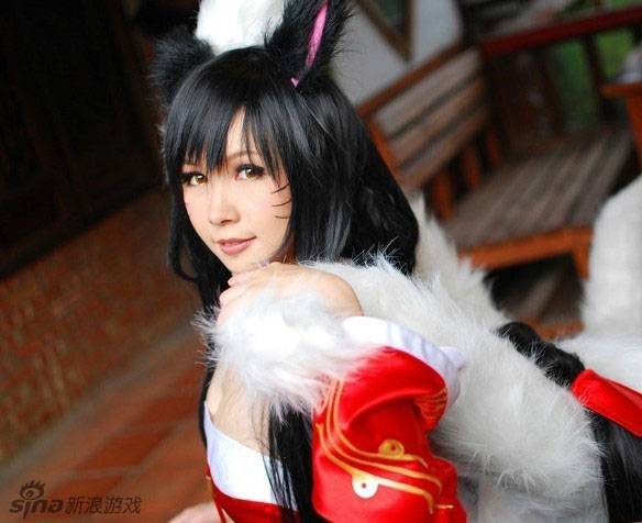 九尾妖狐阿狸cos图美呆了