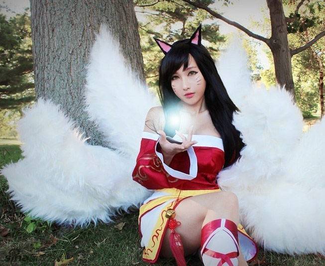 九尾妖狐阿狸cos图美呆了