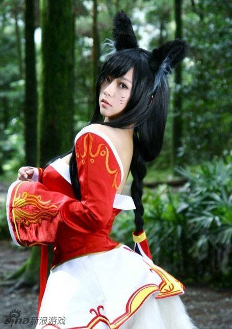 九尾妖狐阿狸cos图美呆了