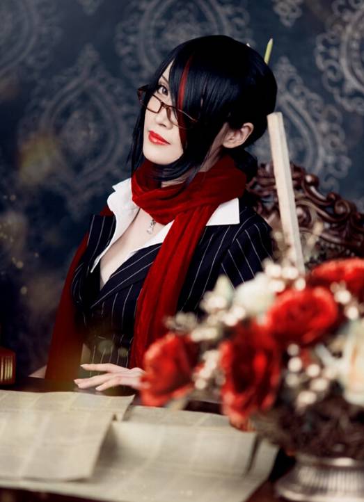 英雄联盟剑姬cos图片冷魅十足