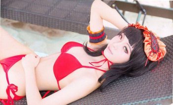 大尺度时崎狂三COS比基尼性感来袭