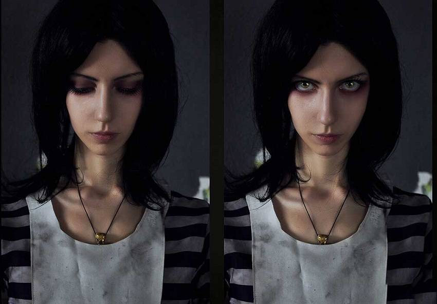 东方爱丽丝COS正片暗黑童话侵袭