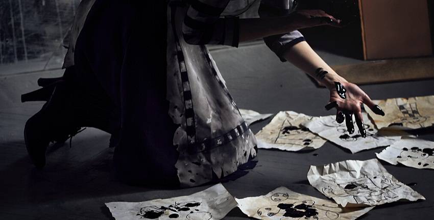 东方爱丽丝COS正片暗黑童话侵袭