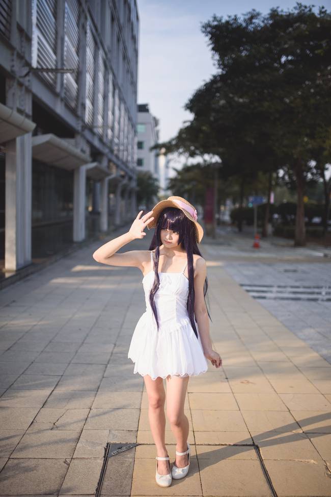 超美五更琉璃COS图片清纯可人