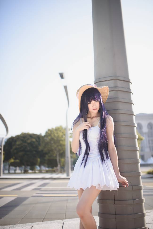 超美五更琉璃COS图片清纯可人