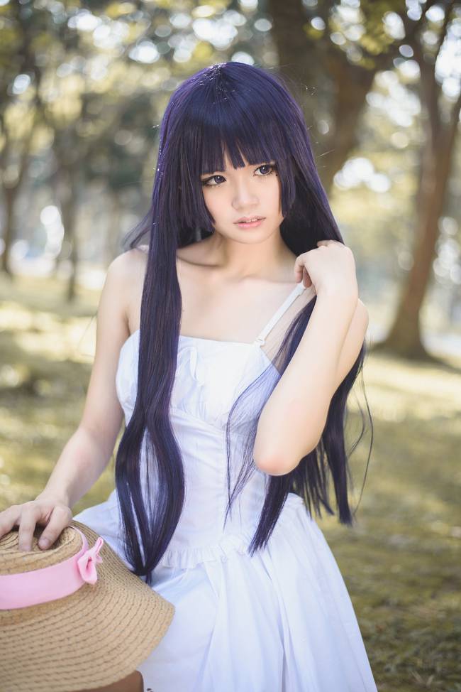 超美五更琉璃COS图片清纯可人