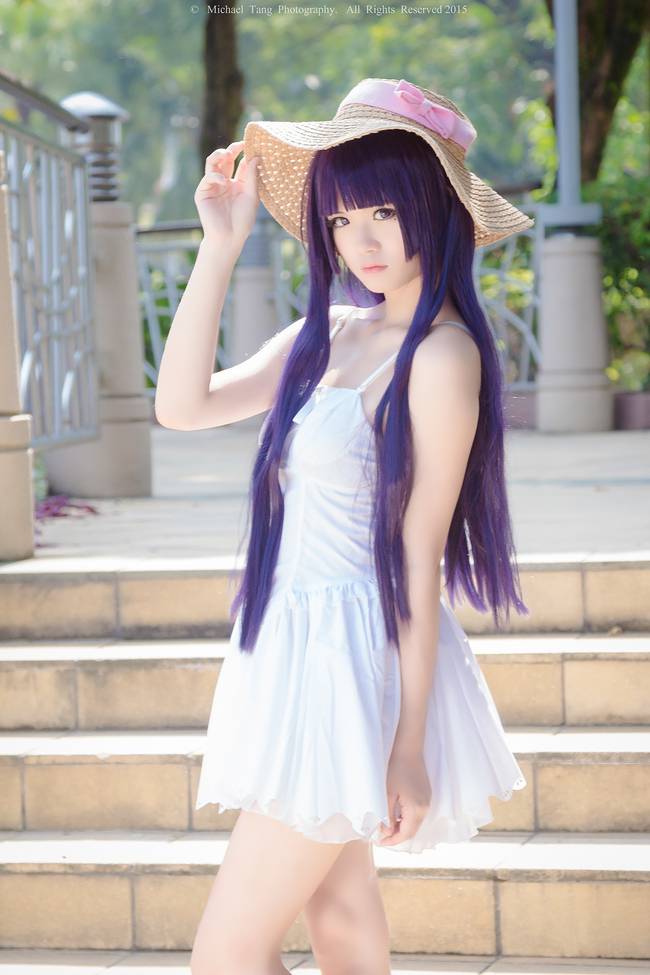 超美五更琉璃COS图片清纯可人