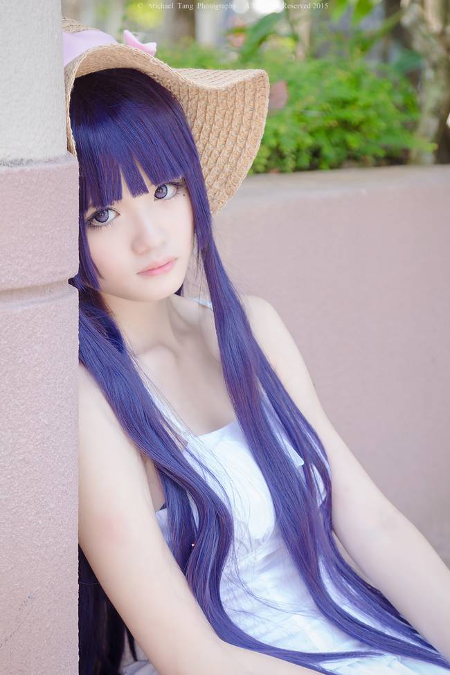 超美五更琉璃COS图片清纯可人