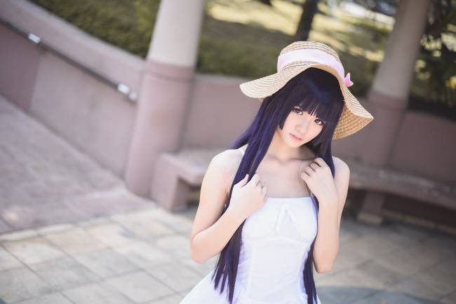 超美五更琉璃COS图片清纯可人