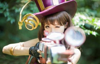 超美凯特琳cos图片惊艳来袭