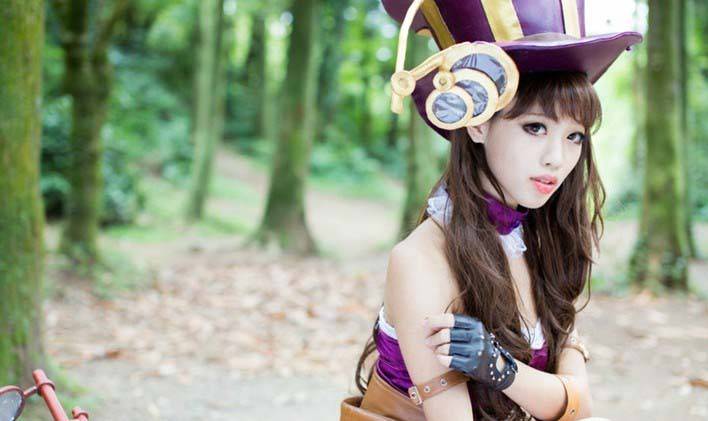 超美凯特琳cos图片惊艳来袭