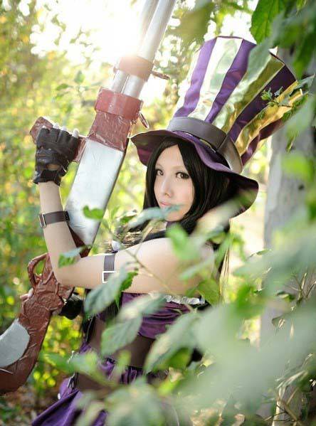 超美凯特琳cos图片惊艳来袭