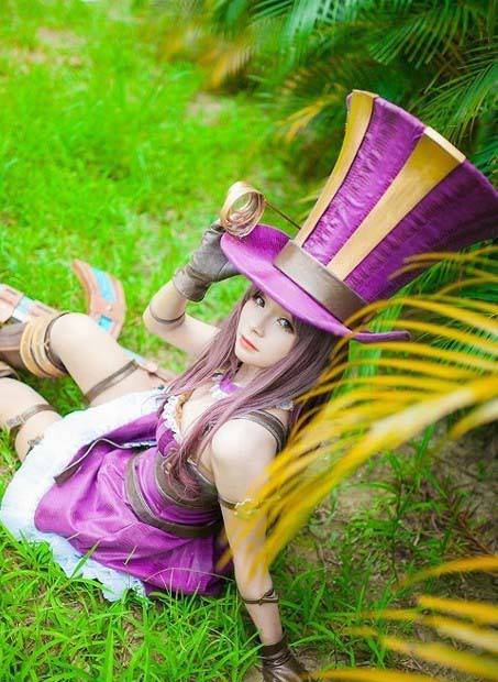 超美凯特琳cos图片惊艳来袭