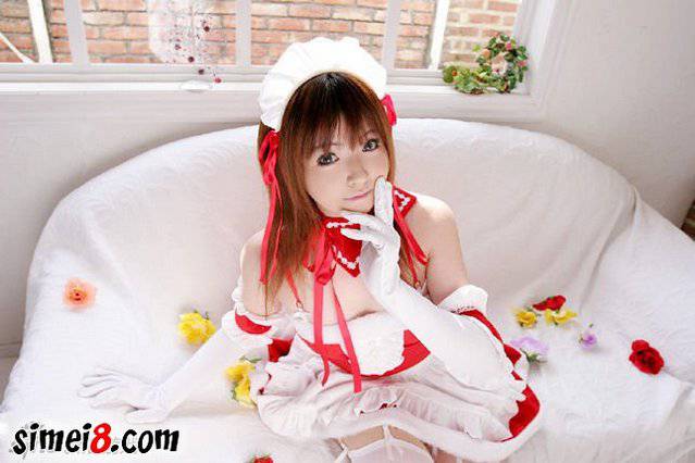 萌妹性感女仆装cosplay美图欣赏