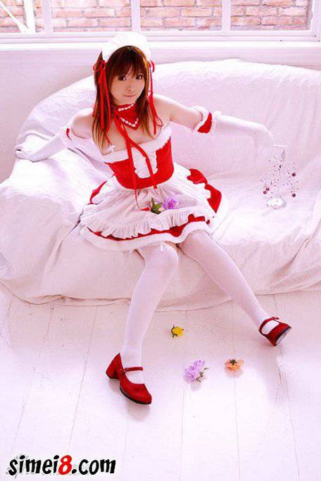 萌妹性感女仆装cosplay美图欣赏