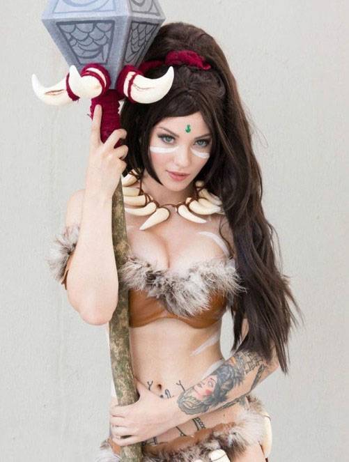 英雄联盟狂野女猎手cos福利图片