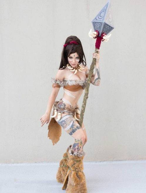 英雄联盟狂野女猎手cos福利图片