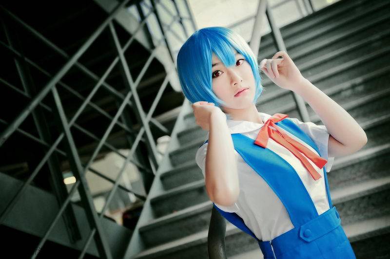 福音战士凌波丽cos清纯唯美图片