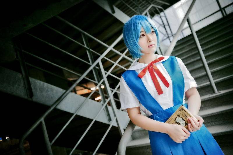 福音战士凌波丽cos清纯唯美图片