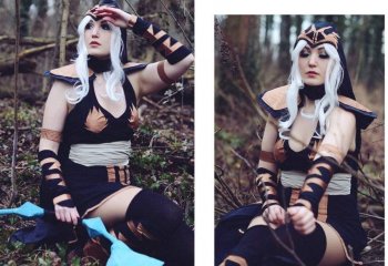 寒冰射手艾希cos经典图集赏析