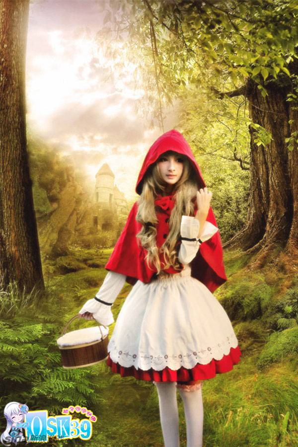 lol安妮小红帽cos唯美图片