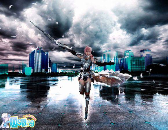 最终幻想13雷霆归来绝美cos图片