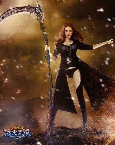 神魔大陆冰火荣耀游戏cos图片
