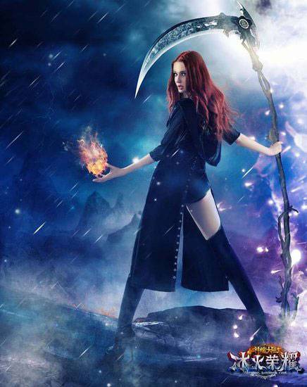 神魔大陆冰火荣耀游戏cos图片