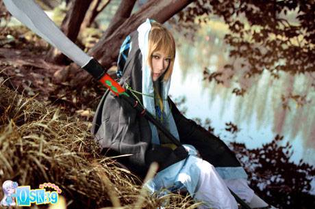 户外古装cosplay的唯美图片赏析