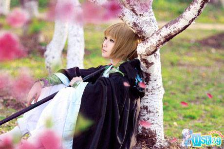 户外古装cosplay的唯美图片赏析