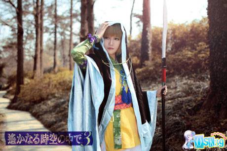 户外古装cosplay的唯美图片赏析