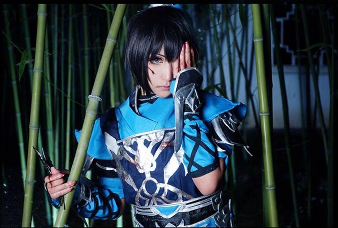 黑夜里的剑网三丐萝cos图片