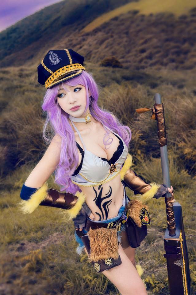 游戏美女贝莉莓精品cos写真