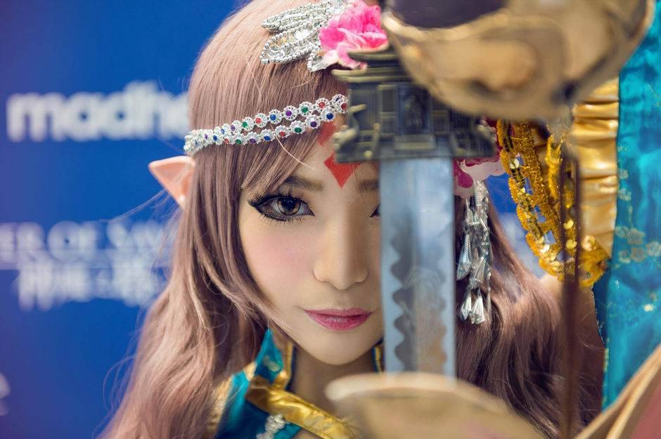 游戏美女贝莉莓精品cos写真