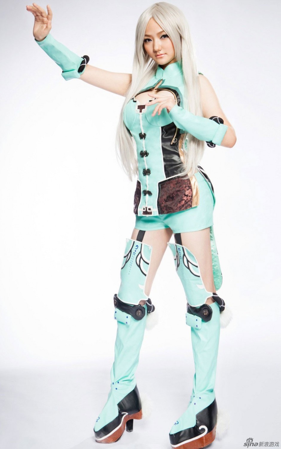 剑灵拳师性感cos福利图片