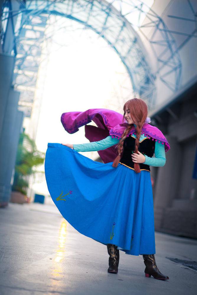 冰雪奇缘艾莎cosplay精美图集